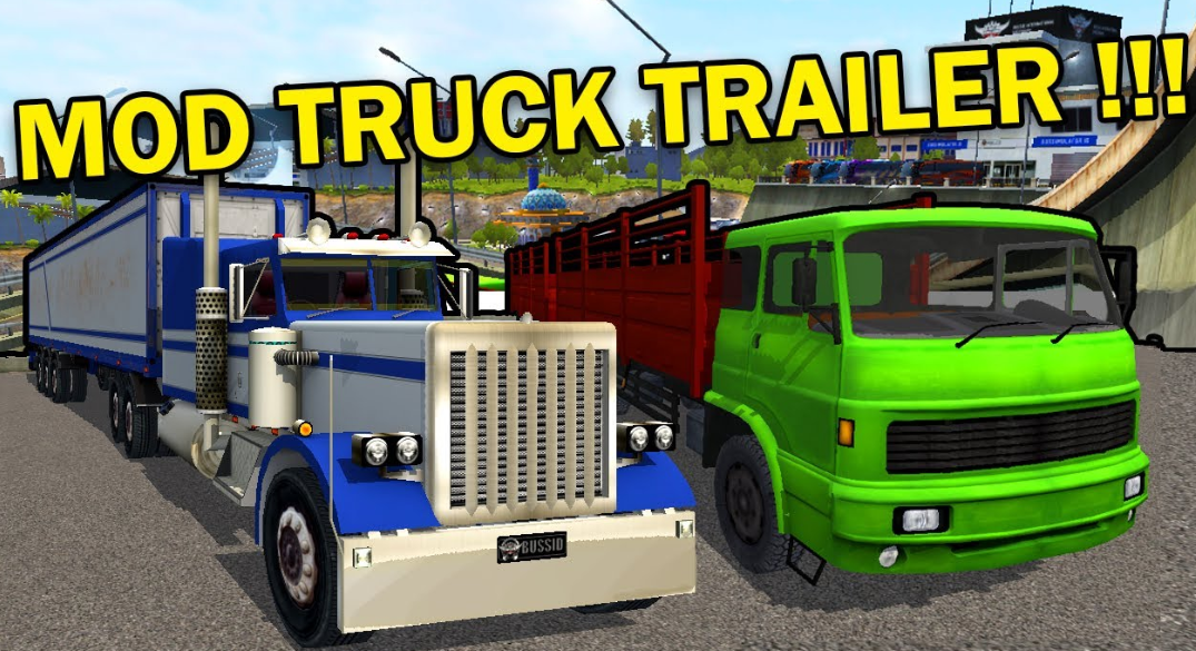 Mod BUSSID Truck Trailer